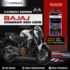 CRANK1 CFB312 carbon rear brake pads for Bajaj Dominar 400 UG19 2019 onwards