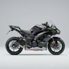Barrel Outlaw V2 stainless steel slip-on exhaust with link pipe for Kawasaki Ninja 1000SX motorcycle