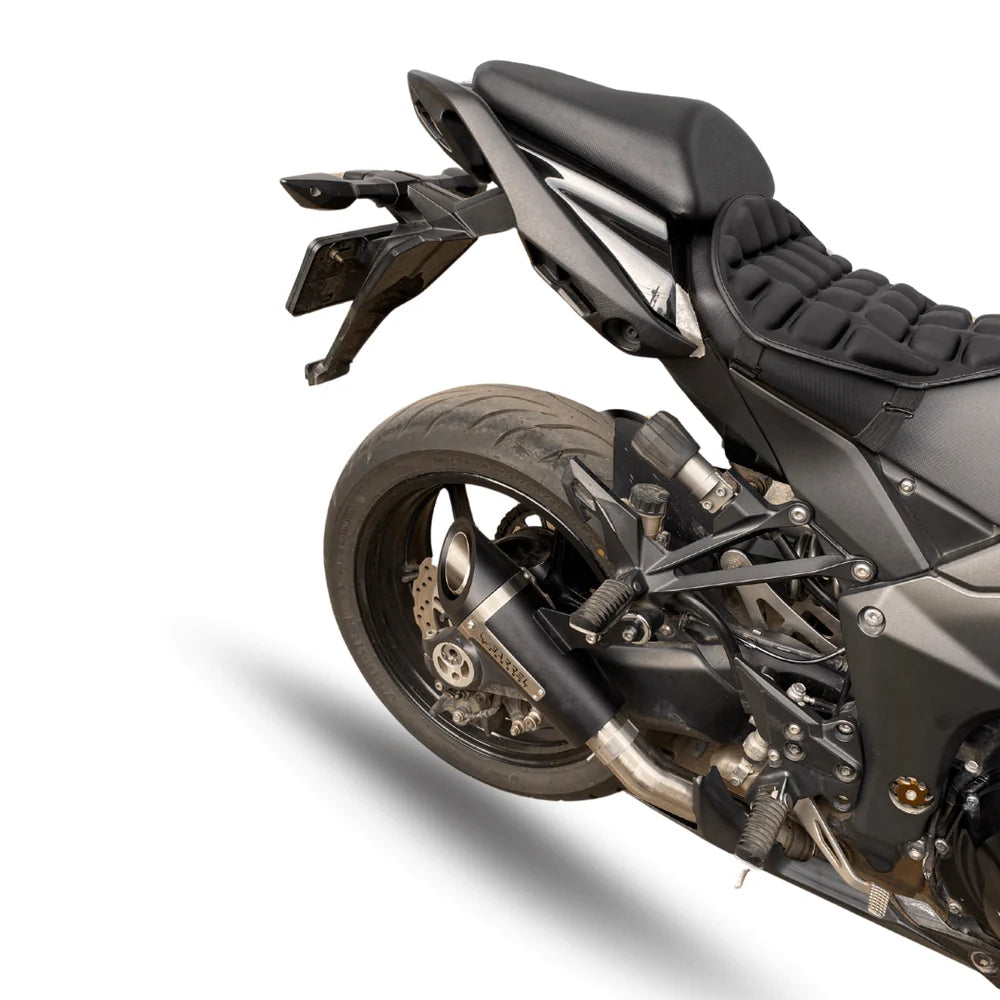 Barrel Outlaw V2 stainless steel slip-on exhaust for Kawasaki Ninja 1000 motorcycle