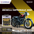 CRANK1 Ceramic Front Brake Pads CRM400 for Benelli Imperiale 400 HH Rated Motorcycle Disc Brake Pads