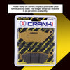 CRANK1 Ceramic Front Brake Pads CRM400 for Benelli Imperiale 400 HH Rated Motorcycle Disc Brake Pads