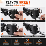 LGP Bike Handlebar Helmet Lock
