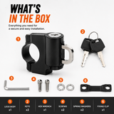 LGP Bike Handlebar Helmet Lock
