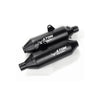 Barrel Atom black performance exhaust for Royal Enfield Interceptor 650 and Continental GT 650