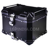 LGP 45L aluminum motorcycle top case black rear view

