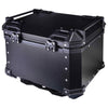 LGP 45L aluminum motorcycle top case black rear view

