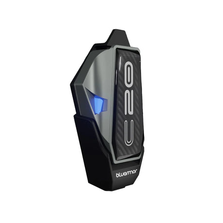 BluArmor C20 mesh helmet intercom with HD speakers and ClickDock mounting