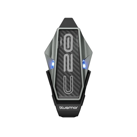 BluArmor C20 mesh helmet intercom with HD speakers and ClickDock mounting