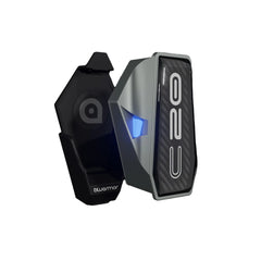 BluArmor C20 mesh helmet intercom with HD speakers and ClickDock mounting
