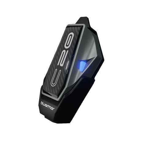 BluArmor C20 mesh helmet intercom with HD speakers and ClickDock mounting