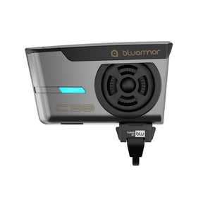 BluArmor C30 mesh helmet intercom with Tuned by BLU signature sound speakers