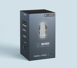 BluArmor C50 Plus helmet Bluetooth mesh intercom mounted on helmet