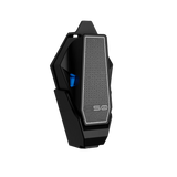 BluArmor C50 Plus helmet Bluetooth mesh intercom mounted on helmet