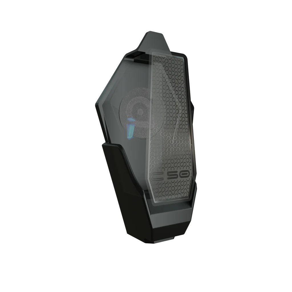 BluArmor C50 Plus helmet Bluetooth mesh intercom mounted on helmet