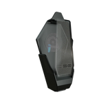 BluArmor C50 Plus helmet Bluetooth mesh intercom mounted on helmet