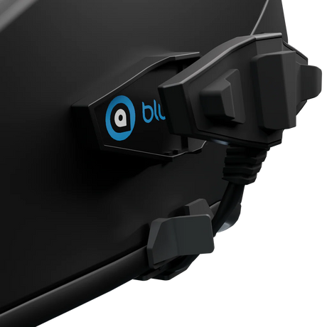BluArmor C50 mesh helmet intercom with ClickDock mounting and Tuned by BLU sound