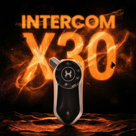 LGP X30 Pro Bluetooth mesh motorcycle intercom black and silver

