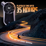 LGP X30 Pro Bluetooth mesh motorcycle intercom black and silver

