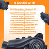 LGP G10 2K Bluetooth motorcycle helmet camera and headset

