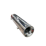 Rhino Racing performance exhaust for Royal Enfield Meteor 350 in Chrome and Black Chrome finish