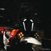 ZANA DRL-R40 Silver Series LED Fog Lights for KTM Motorcycles with OSRAM LEDs, Wireless Controller and 320m Beam Throw | Legendary Custom