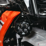 ZANA DRL-R40 Silver Series LED Fog Lights for KTM Motorcycles with OSRAM LEDs, Wireless Controller and 320m Beam Throw | Legendary Custom