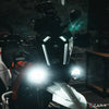 ZANA DRL-R40 Silver Series LED Fog Lights for KTM Motorcycles with OSRAM LEDs, Wireless Controller and 320m Beam Throw | Legendary Custom
