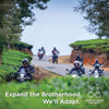 BluArmor C60+ Apex helmet cooling system installed on motorcycle helmet