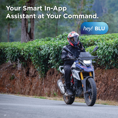 BluArmor C60+ Apex helmet cooling system installed on motorcycle helmet