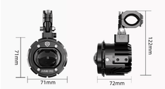 Moto Vanguard Future Eyes F20-P 120W LED Auxiliary Lights with 4 Lighting Modes and Multi-Color DRL