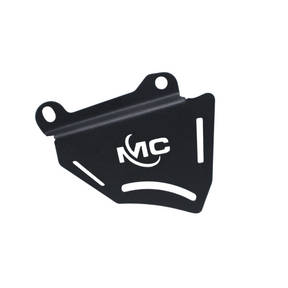 MotoCare black caliper guard installed on Hero XPulse 210 protecting brake caliper