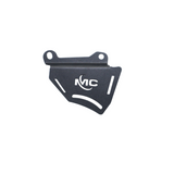 MotoCare black caliper guard installed on Hero XPulse 210 protecting brake caliper