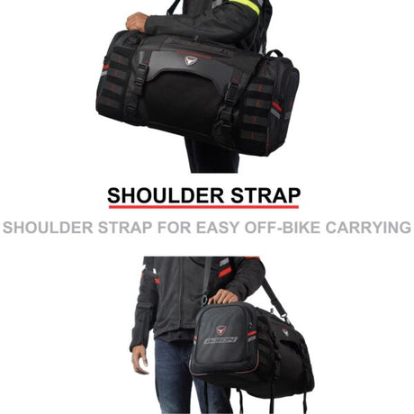 Bison ProGear motorcycle tail bag
