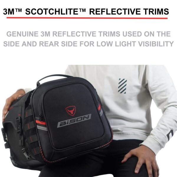 Bison ProGear motorcycle tail bag
