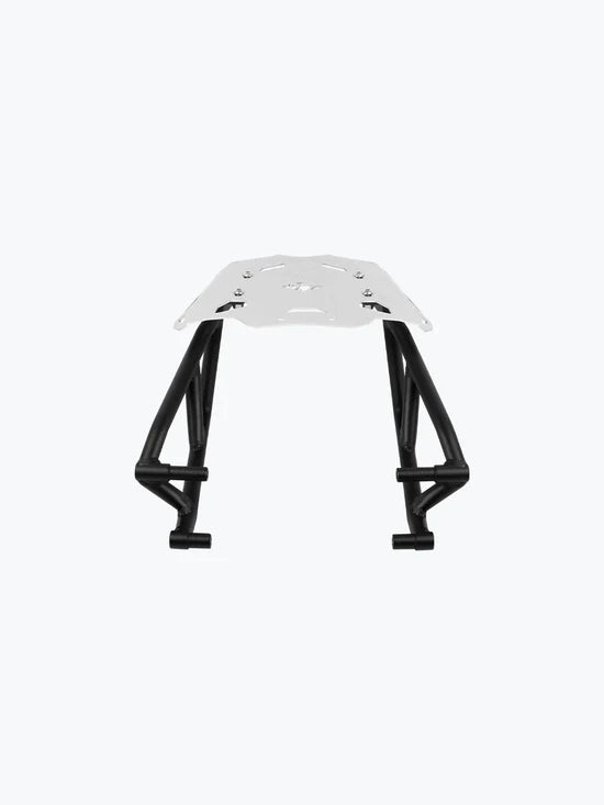 Legundary Custom Gopher Luggage Carrier for TVS Apache RTR 310 Black Mild Steel Rear Rack