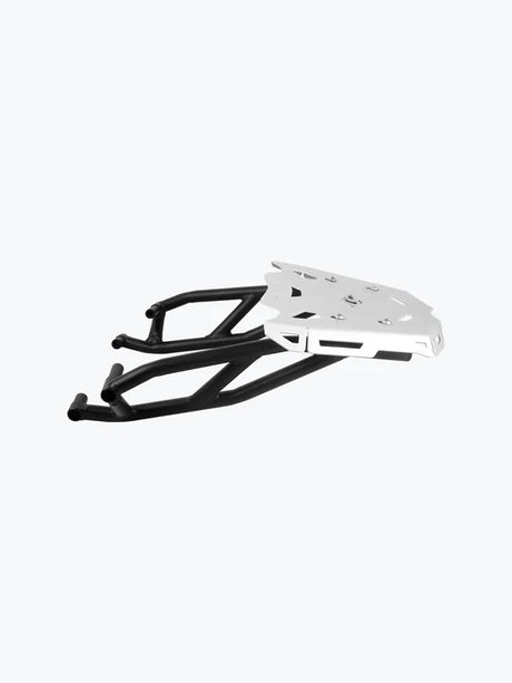 Legundary Custom Gopher Luggage Carrier for TVS Apache RTR 310 Black Mild Steel Rear Rack