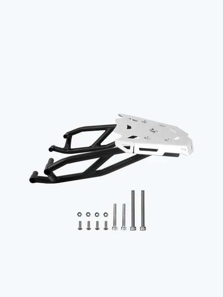 Legundary Custom Gopher Luggage Carrier for TVS Apache RTR 310 Black Mild Steel Rear Rack