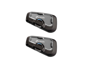 Cardo FREECOM 4X DUO Set of 2 Motorcycle Bluetooth Intercom with JBL 40mm HD Speakers