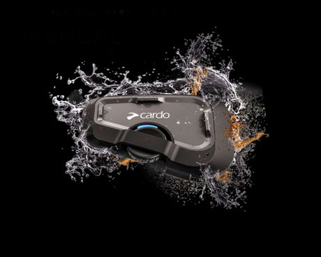 Cardo FREECOM 4X DUO Set of 2 Motorcycle Bluetooth Intercom with JBL 40mm HD Speakers