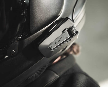 Cardo PACKTALK PRO Set of 1 Motorcycle Bluetooth Intercom with 45mm JBL Speakers & Crash Detection