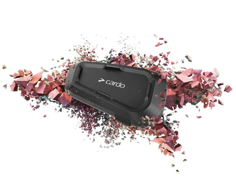 Cardo SPIRIT DUO Set of 2 Motorcycle Bluetooth Intercom for 2 Riders with 32mm HD Speakers