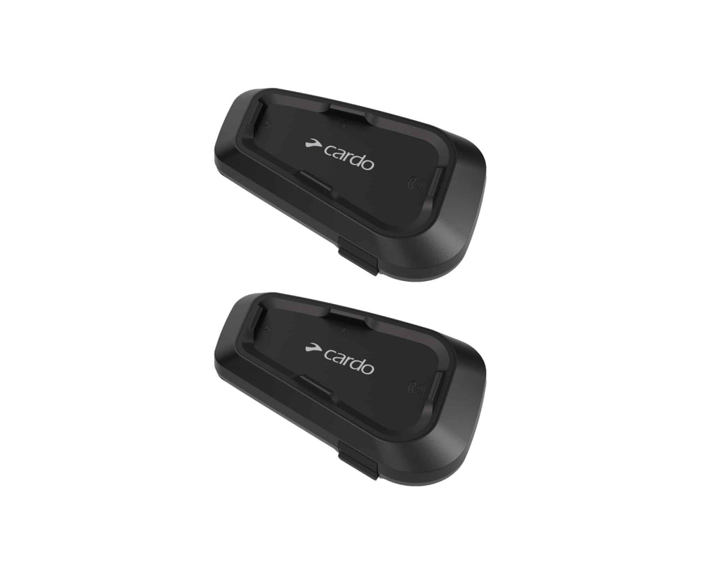 Cardo SPIRIT HD Set of 1 Bluetooth Motorcycle Intercom with 40mm HD Speakers & 600m Range