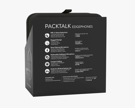 Cardo PACKTALK EDGEPHONES Set of 1 – JBL Motorcycle Training Headset with Magnetic Air Mount

