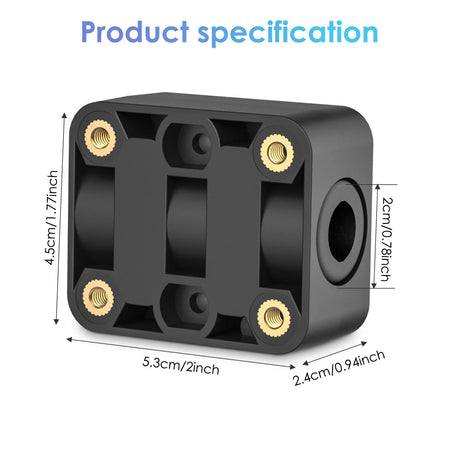Carpuride Square Bracket motorcycle handlebar mount
