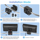 Carpuride Square Bracket motorcycle handlebar mount
