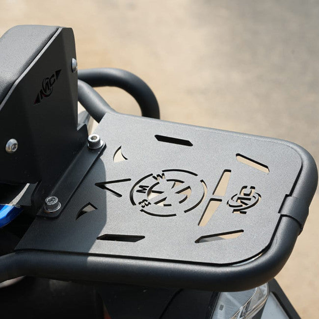 Motocare BMW G310R carrier with backrest luggage rack pillion support touring motorcycle accessory