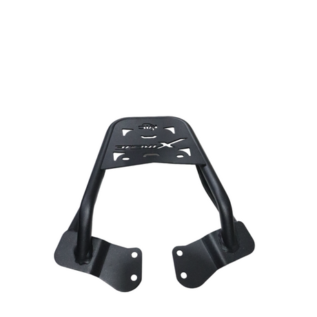 MotoCare carrier with plate installed on Hero Xtreme 125R motorcycle for secure luggage transport and daily use