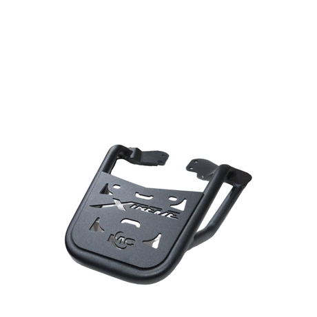 MotoCare carrier with plate installed on Hero Xtreme 125R motorcycle for secure luggage transport and daily use