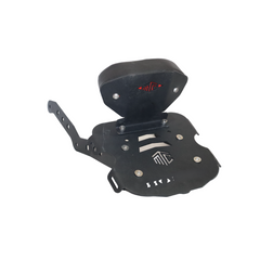 MotoCare CNC carrier with plate and backrest for Honda CB350 RS
