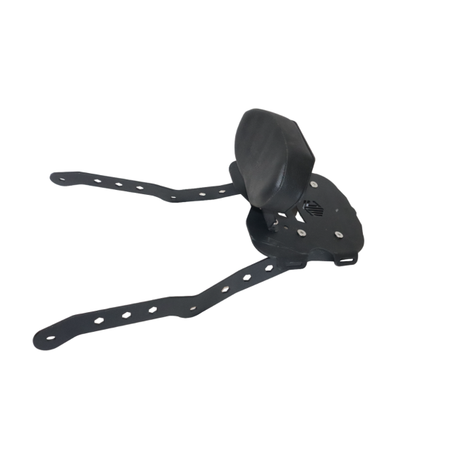 MotoCare CNC carrier with plate and backrest for Honda CB350 RS
